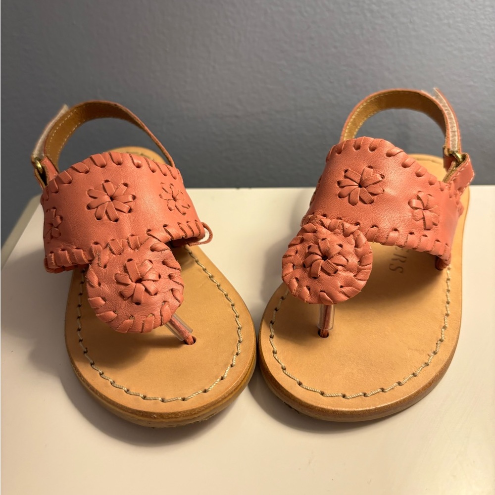 EUC Jack Rogers Toddler Flat Sandals Size 8
